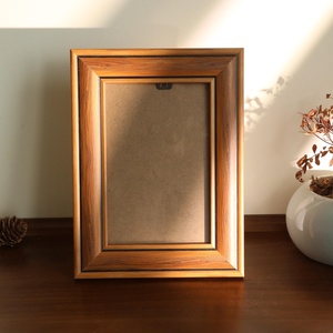 Vintage Hand-Carved Wooden Photo <b>Frame</b> Natural Finish Decorative <b>Picture</b> <b>Frame</b> <b>for</b> Tabletop & <b>Wall</b> Home Office Décor B2B - Product Image 3