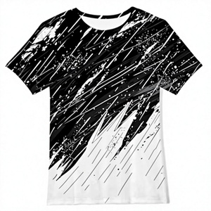 Men's Short Sleeve T-<b>Shirt</b> Digital Print Pattern O-Neck Casual Regular Fit Breathable <b>100</b>% <b>Polyester</b> Knitted - Product Image 1