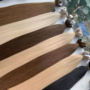 Extensions de cheveux naturels vietnamiens de 100g, tissage de qualité supérieure, cheveux bruts Nasa Hair, toutes couleurs, 70cm - Product Image 1