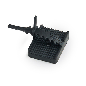 Bloc de support anti-vibration en caoutchouc <span class=keywords><strong>Essentra</strong></span> UMB, bloc de montage universel, caoutchouc néoprène noir 50 Shore A - Product Image 4