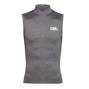 New Stylish Look Sleeveless <b>Compression</b> <b>Shirt</b> <b>Men</b> Breathable Lightweight Running Training Athletic - Product Image 3
