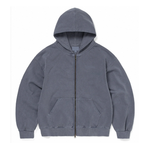 Sweat à capuche d'hiver pour homme, vente en gros OEM, avec poche, anti-boulochage, 100 % coton, respirant, coupe-vent, pour importateurs mondiaux de vêtements - Product Image 2