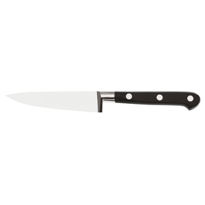 Couteaux à éplucher professionnels pour la cuisine avec lame en acier inoxydable et manche à triple rivet noir pour une découpe précise des fruits et légumes - Product Image 1