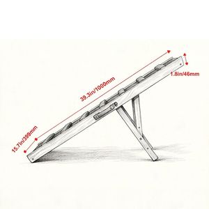 Scale per Animali Domestici in Legno Massello con Superficie Antiscivolo e Altezza Regolabile (Pieghevoli) - Product Image 3