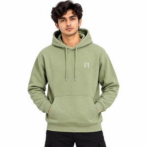 <b>Men</b>’s Soft Fleece Pullover Sweatshirts Cotton Hoodies Front Pocket Drawstring Hood Casual Streetwear <b>Top</b> Bulk Supplier B2B USA - Product Image 1
