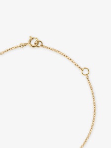 Chain Link <b>Bracelets</b> 14k Solid Gold Black Rhodium Bezel Diamond Solitaire Spring Clasp <b>Stacking</b> 7Inches Chain Layering Jewelry - Product Image 3