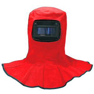 Premium Quality Cowhide Split Leather Welding Hood for Safety for Industrial Heat Spark Resistant Heavy Duty Welder <b>Cap</b> Hood - Product Image 6