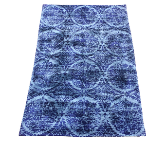 Alfombra de Lana Tejida a Mano, Estilo Vintage, Desgastada, Personalizada, Transicional, Beige y Gris, de Pelo Corto, para Hogares Modernos - Product Image 4
