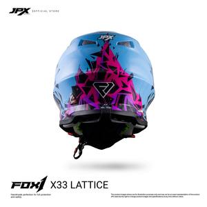 El casco JPX Fox1 Motif X 33 Supermoto Cross ofrece una protección superior y un estilo audaz para la mejor experiencia de motocross. - Product Image 4