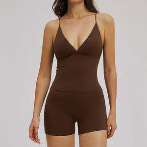 Shorts de Yoga Transpirables de Cintura Alta – Leggings Cortos Deportivos de Spandex y Nailon para Mujer - Product Image 6