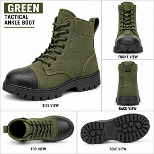 Chaussures tactiques normales pour hommes et femmes, souples, confortables, ajustement parfait, idéales pour l'entraînement de sécurité, fabriquées par le fabricant. - Product Image 3