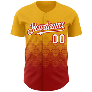 เสื้อเบสบอลแขนสั้นระบายอากาศดีไซน์ล่าสุด แห้งเร็ว ผ้าตาข่ายพิมพ์ลายตามสั่ง พร้อมชื่อและหมายเลขทีม - Product Image 1