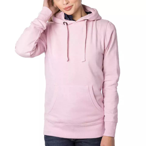 Sweat-shirt à capuche oversize pour femme, pull à capuche 100 % coton molletonné, motif uni, séchage rapide, manches longues, décontracté, avec poches - Product Image 2