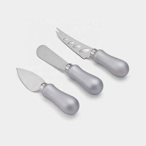 cheese <b>knives</b> Full set scraper <b>butter</b> spreader Thick Handle royal design dining table sets Cheese <b>Knives</b> Silver Matte Polished - Product Image 1