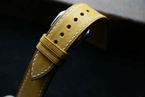 Correa de reloj de cuero genuino Bebele hecha a mano, venta al por mayor de lujo, bandas personalizadas de alta calidad, barra de liberación rápida de acero inoxidable - Product Image 4