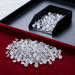 Bijoux en promotion à bon prix : Diamant de laboratoire rond HPHT CVD, couleurs D et E, 1ct, 1.5ct, 2ct, pureté VVS1, VVS2, VS1 - Product Image 1