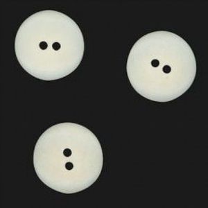 Bouton en os de buffle naturel à 4 trous – Bouton rond écologique fait main en os blanc – Accessoire de vêtement rond à 4 trous - Product Image 2
