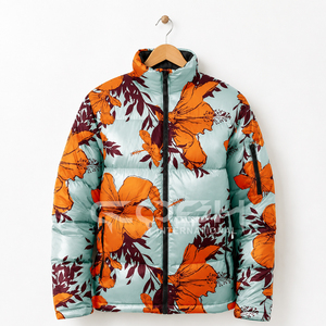 Cosh International Wholesale Mens <b>Padded</b> Puffer Jacket Custom Print Sublimation Print Premium Winter Fashion <b>Coat</b> OEM - Product Image 4