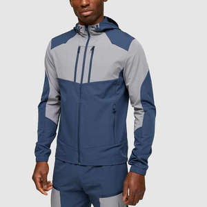 Conjunto Deportivo Impermeable para Hombre, Personalizado, de Nailon y Poliéster, Resistente al Viento, con Patrón Sólido, Ropa Deportiva para Entrenamiento - Product Image 4