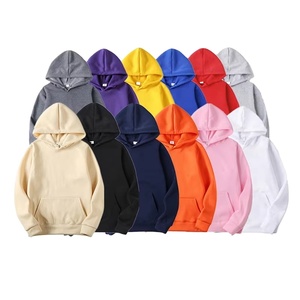Sweat à capuche unisexe surdimensionné en molleton uni personnalisé OEM, logo personnalisé, couleur brodée, col à capuche, chaud pour la saison hivernale - Product Image 5