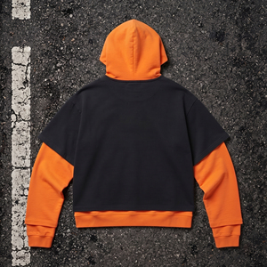 เสื้อฮู้ดดี้ผู้ชายทรงโอเวอร์ไซส์ แขนยาว แบบลำลอง ผ้าเฟรนช์เทอร์รี่ 450 GSM ผ้าฝ้าย 100% สองชั้น เป็นมิตรต่อสิ่งแวดล้อม - Product Image 4