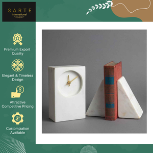 Nuevo Reloj de Escritorio Electrónico de Mármol, Diseño Indio Moderno, Hecho a Mano, de Lujo, de la Mejor Calidad, para Decoración de Oficina - Product Image 2