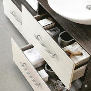 Top Selling Modern T-<b>Bar</b> Cabinet Handle Iron Furniture <b>Pull</b> Brushed Nickel Finish <b>for</b> Kitchen Bathroom Cabinetry Handles - Product Image 5
