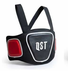 อุปกรณ์ป้องกันอก QST Boxing ทำจากหนัง PU ป้องกันหน้าท้อง สำหรับ MMA มวยไทย คิกบ็อกซิ่ง ป้องกันลำตัวและหน้าท้อง - Product Image 6
