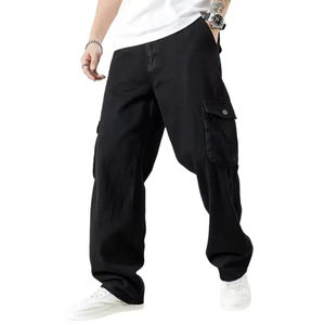 Pantalones Vaqueros para Hombre, Jeans Rectos, Vaqueros de Mezclilla con Estilo, Ropa Urbana para Hombre, Jeans Blancos Ajustados, Lavados, Elásticos, a Bajo Precio - Product Image 1