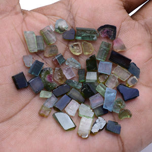 ทัวร์มาลีนแตงโมแบบหลายสีพลอยพลอยทัวร์มาลีนแบบหลายสีผสมรูปทรงแฟนซีสำหรับทำเครื่องประดับ - Product Image 2