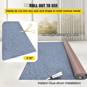 Tappeto Antiscivolo in TPR Impermeabile Grigio Marino 6 ft X 36 ft per Barche, Patii, Terrazze, Uso Interno ed Esterno - Product Image 5
