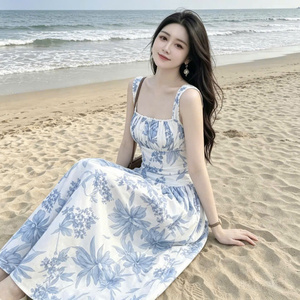 Robe longue en soie de mer pour femme, style princesse sexy, unie, à manches courtes, simple, naturelle, décontractée, formelle, élégante, confortable, pour diverses occasions - Product Image 5