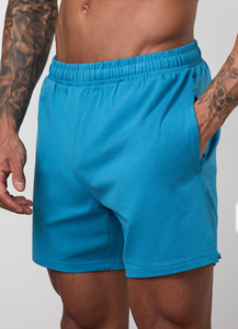 Shorts de sport décontractés pour hommes, longueur genou, été-automne, séchage rapide, respirants, écologiques, avec cordon de serrage, confortables, couleur unie, pour la course à pied - Product Image 2