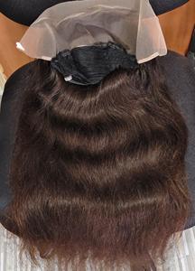 High Quality Soft Silky Indian Raw Virgin Hair <b>Wig</b> Weft South Indian <b>Water</b> <b>Wave</b> and Deep <b>Wave</b> Styles Single Raw Hair - Product Image 2