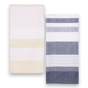 100% coton tissé rayure vérifier conception serviette de cuisine doux confort séchage à absorption rapide multi-usages nettoyage écologique lavage à la main - Product Image 4