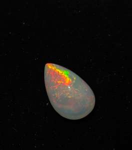 Opale Welo, Opale de feu, Opale d'Éthiopie, Cabochon Opale de feu Galaxie, Pierre précieuse en vrac de taille calibrée, Opale Welo multi-feu - Product Image 2