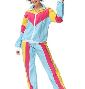 Windbreaker <b>Jacket</b> and Shorts Tracksuit Set Full Zip-Up Nylon Windbreaker 2 Piece Set - Product Image 2