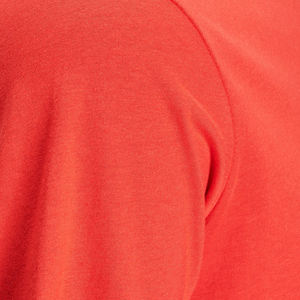 Camiseta de Algodón Azul para Hombre, Manga Corta, Cuello Redondo, Corte Regular, Informal, Tejido de Punto, Color Sólido, Transpirable, Teñido Liso - Product Image 6