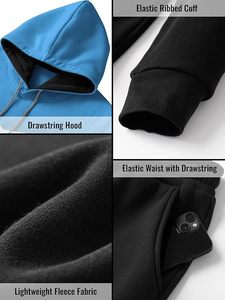 Premium <b>Tracksuit</b> Set Hoodie And Jogger Sportswear Custom Logo <b>Tracksuit</b> Men Activewear Set Heavyweight Fleece <b>Tracksuit</b> - Product Image 4