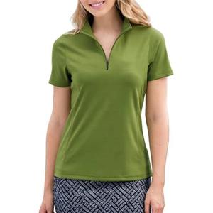 Camiseta Deportiva Wida de Moda para Mujer, Manga Corta con Cierre, Estilo Polo para Golf, Verano, Elegante y a la Moda - Product Image 2