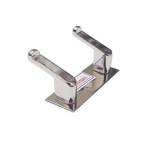 Gancho de Pared de Acero Inoxidable de 2 Puntas, Gancho para Ropa de Acero Inoxidable SS202 de Alta Resistencia, Antioxidante, Proveedor Mayorista - Product Image 1