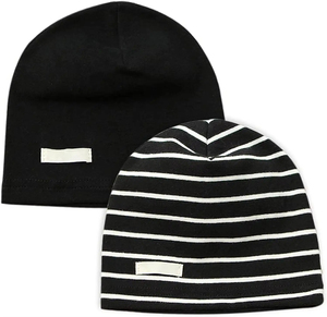 Gorro de Invierno Cálido con Puño, Fabricación Personalizada de Marca, Estilo Urbano de Playa con Cuentas, Camuflaje Personalizable - Product Image 1