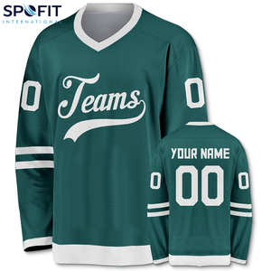 Nueva Llegada, Cómoda Camiseta de Hockey sobre Hielo Personalizada, Ropa Deportiva para Equipos, Diseño Personalizado, Crea Tus Propias Camisetas de Hockey sobre Hielo - Product Image 1