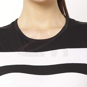 Women Plain Cotton T Shirt Regular Fit Breathable Soft Fabric Casual Summer Daily Wear Basic Minimal Style Fashion Look - Product Image 4