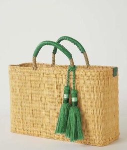 Sac en paille minimaliste |   Sac fourre-tout marocain fait main naturel - Product Image 4