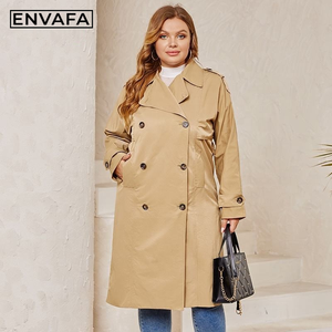 Vestes coupe-vent personnalisées de bonne qualité, vente en gros, vestes coupe-vent personnalisées pour femmes, vestes en tissu mélangé, vestes à double boutonnage, manteaux grande taille - Product Image 2