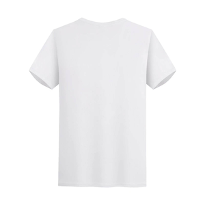 Custom 2024 New Embroidered Logo Breathable Quick Dry <b>Shirts</b> <b>Plain</b> 100% Cotton <b>White</b> T <b>Shirt</b> for Men - Product Image 4