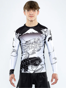 เสื้อรัดรูปแขนยาวผ้าสแปนเด็กซ์ MMA BJJ เสื้อแรชการ์ดแบบกำหนดเอง - Product Image 2