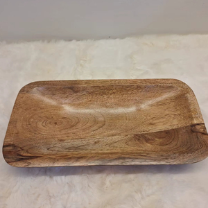 Antique Creation New Arrival Wooden Oval Tray Luxury Top Selling for Indoor and Outdoor Christmas Decor Stylish and Practical - Product Image 3