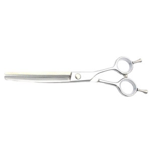 SIGAL MEDCO Eco-Friendly Japanese Stainless Steel Multicolor Coating Pet Grooming <b>Scissors</b> Curved Blades Plastic Handle Grooming - Product Image 4